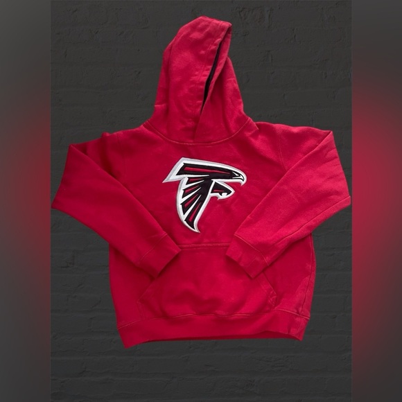 NFL Youth Boy's Medium Logo Team Color Fleece Hoodie, Atlanta Falcons - Picture 1 of 4